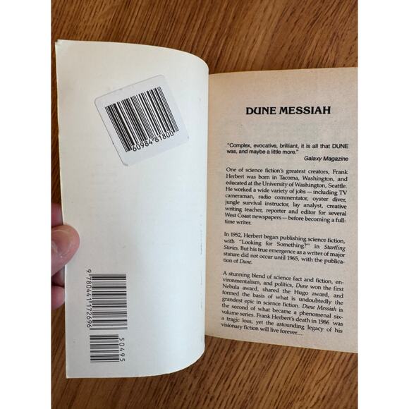 Dune: Messiah book Ace edition 1987 - Picture 2 of 5